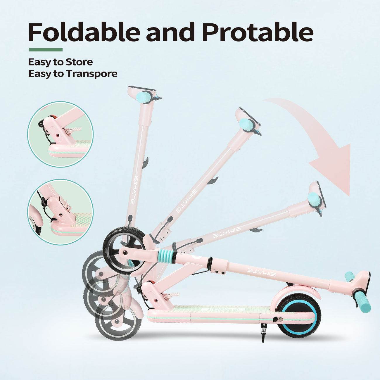 Foldable Kids E-Scooter - Stuff Hunt