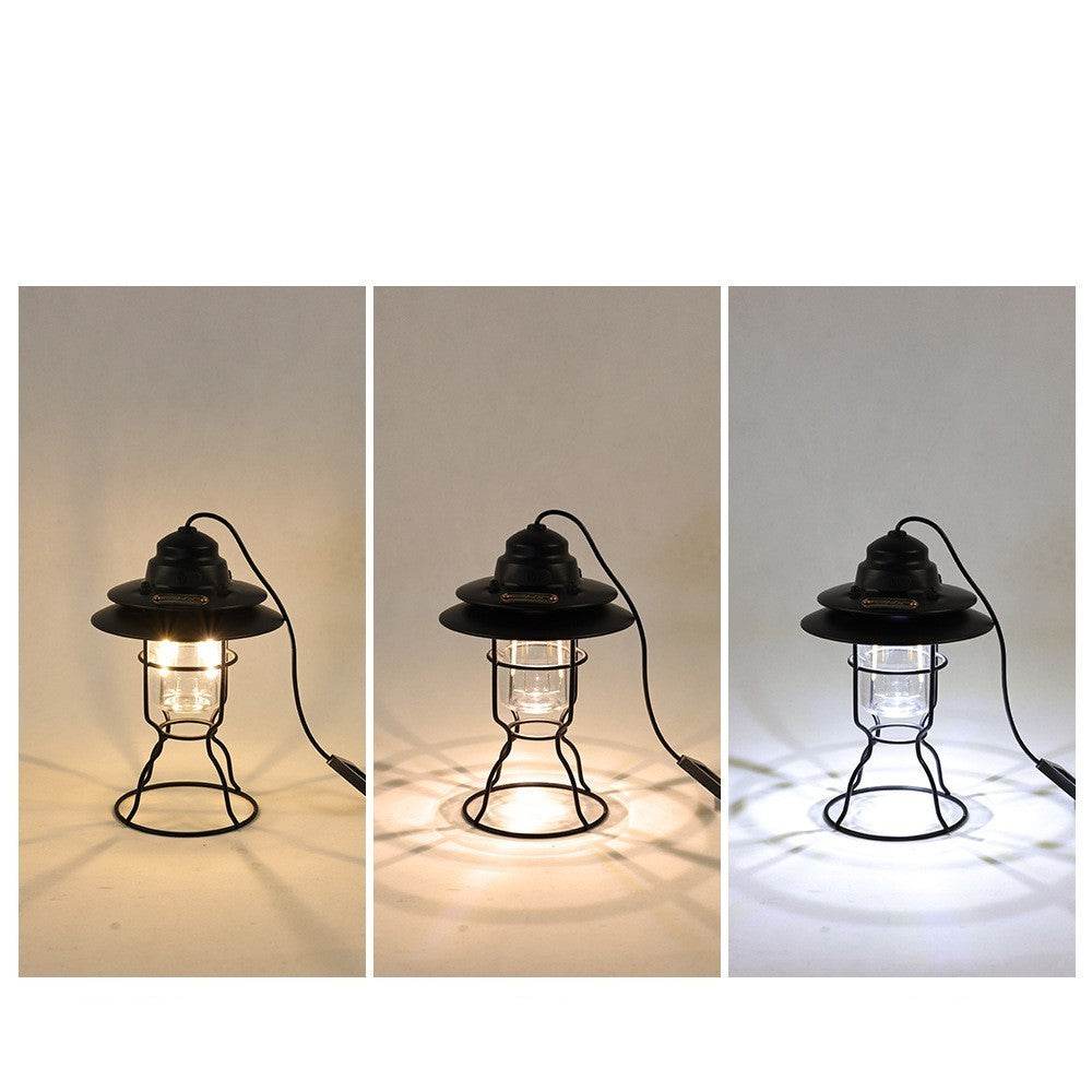 Portable Retro Barn Lantern - Stuff Hunt