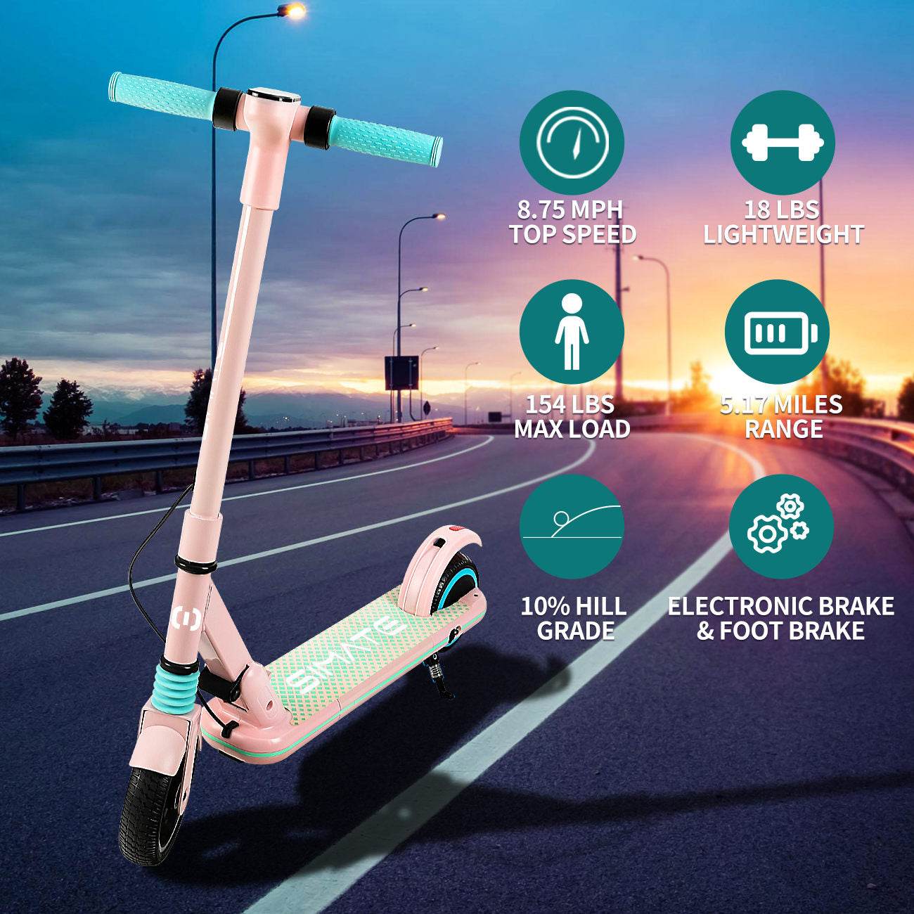 Foldable Kids E-Scooter - Stuff Hunt