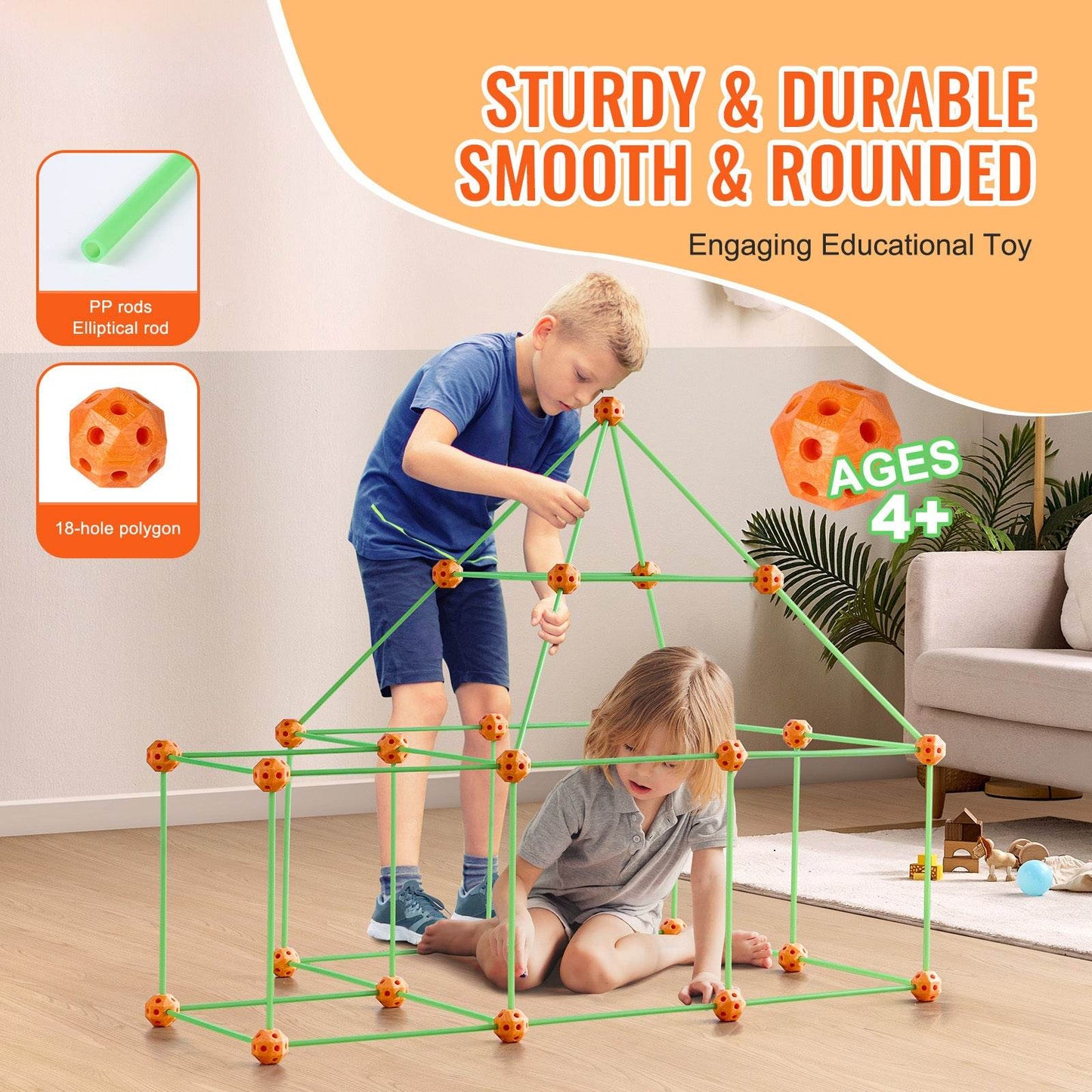 Tent Fort Building Kit - Stuff Hunt