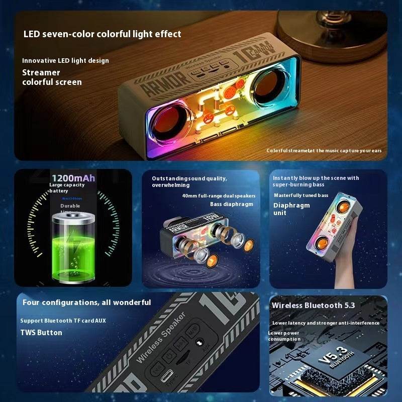 Transparent Double Speaker - Stuff Hunt