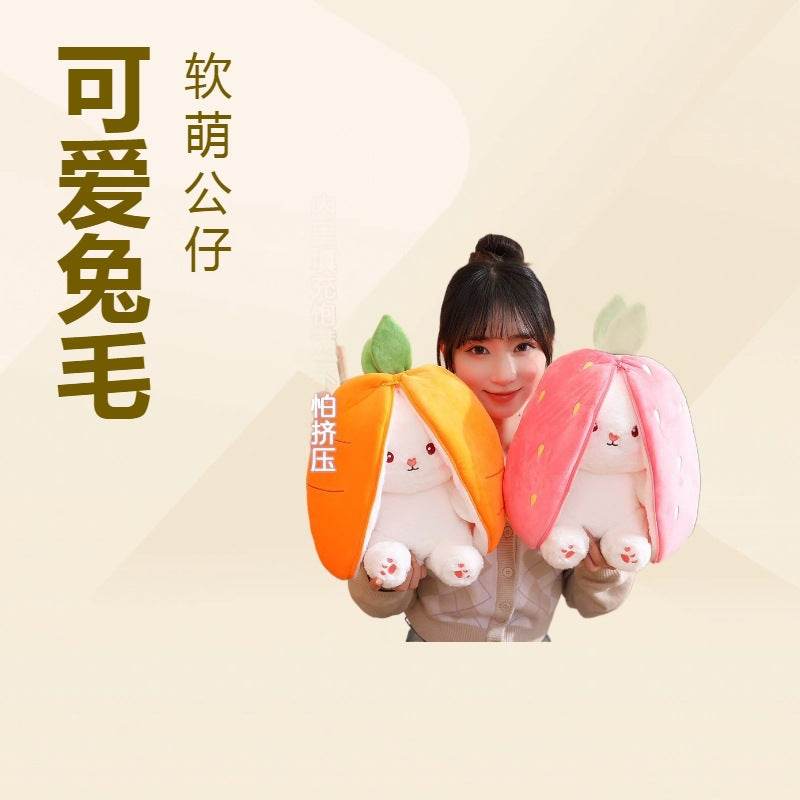 Fruit Rabbit Plush Pillow - Stuff Hunt