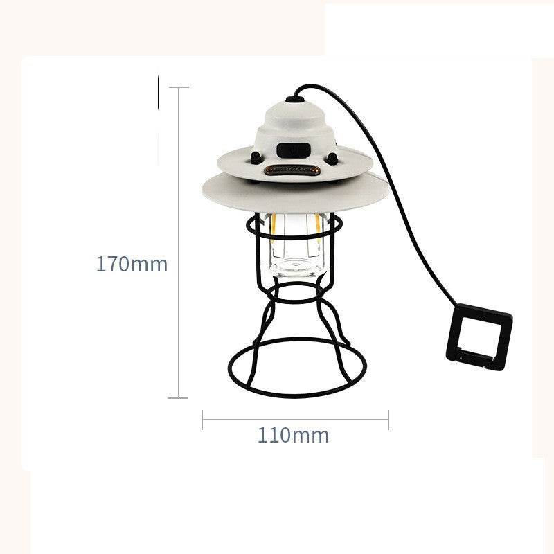 Portable Retro Barn Lantern - Stuff Hunt