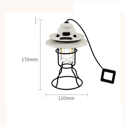 Portable Retro Barn Lantern - Stuff Hunt
