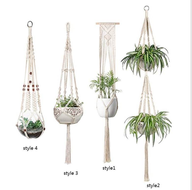 Macrame Hanging Baskets - Stuff Hunt