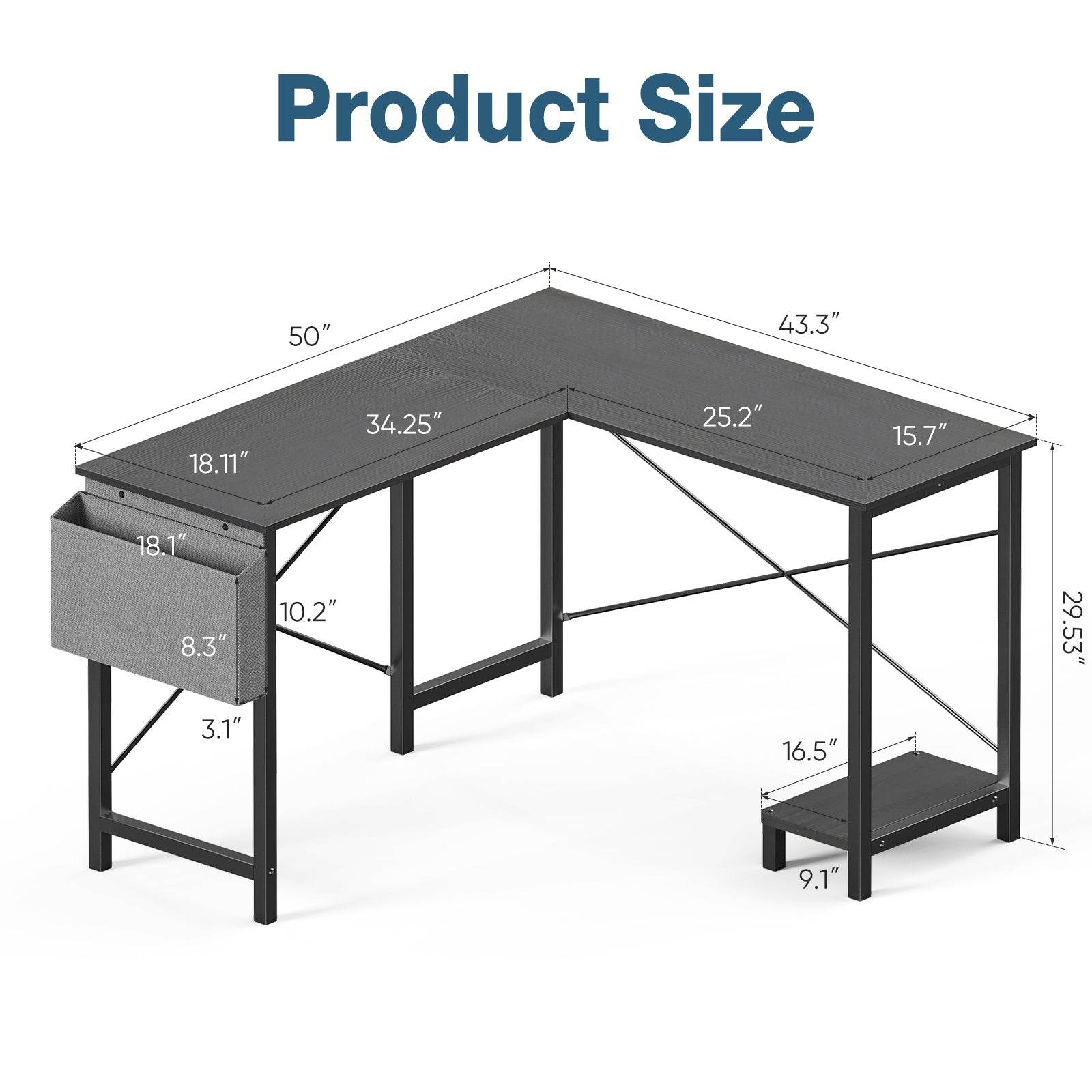 L-shaped Computer Desk - Stuff Hunt