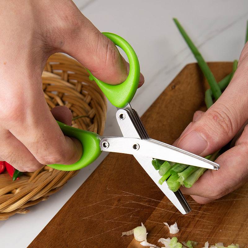 Multi-layer Green Onion Scissors - Stuff Hunt