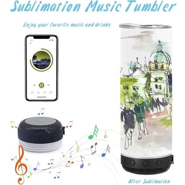 Bluetooth Music Tumbler - Stuff Hunt