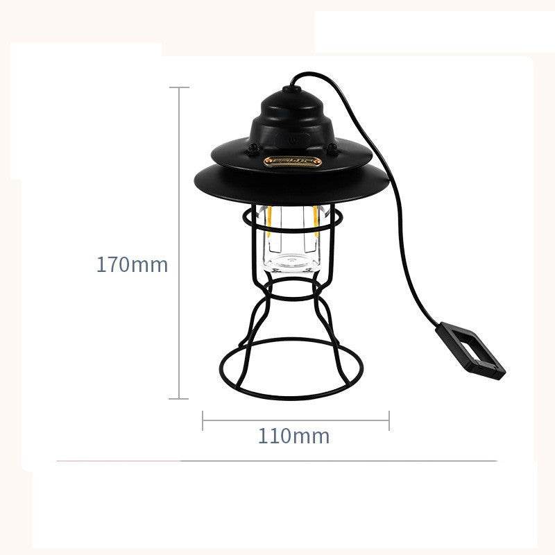Portable Retro Barn Lantern - Stuff Hunt