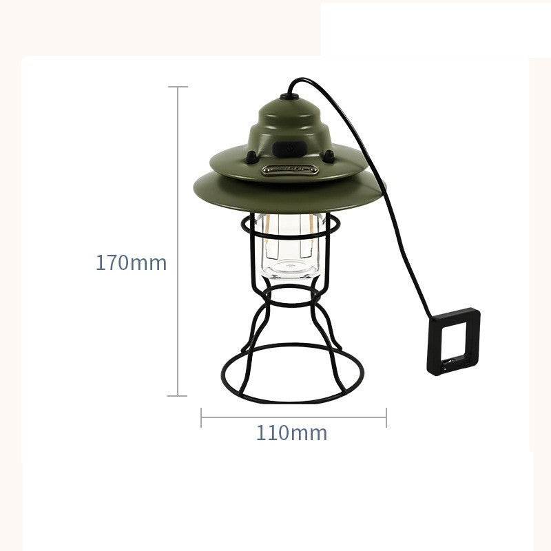 Portable Retro Barn Lantern - Stuff Hunt