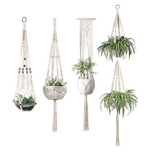 Macrame Hanging Baskets - Stuff Hunt