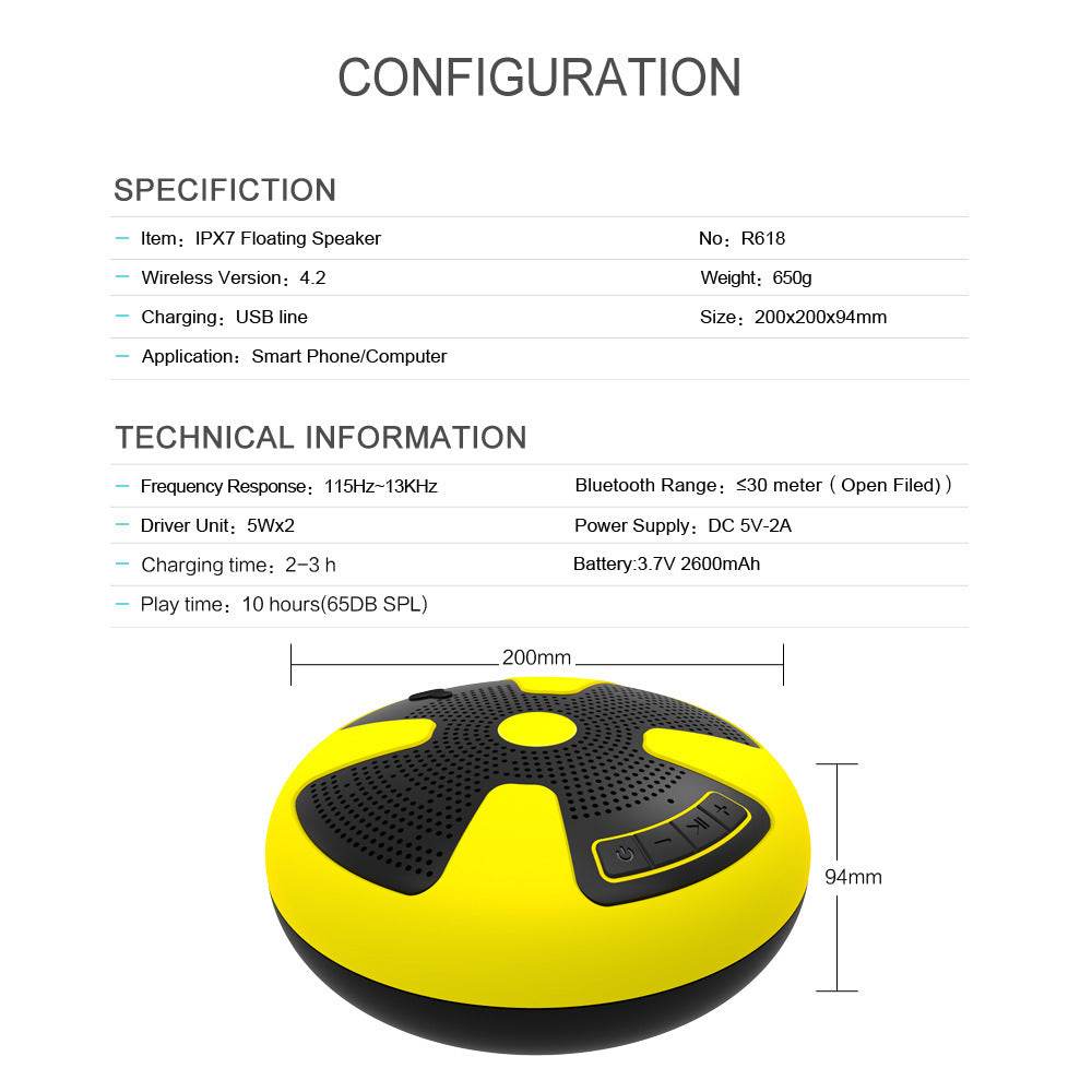 Waterproof Swimming Speaker - Stuff Hunt