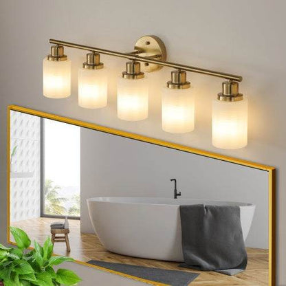 Golden Bathroom Vanity Lamp - Stuff Hunt
