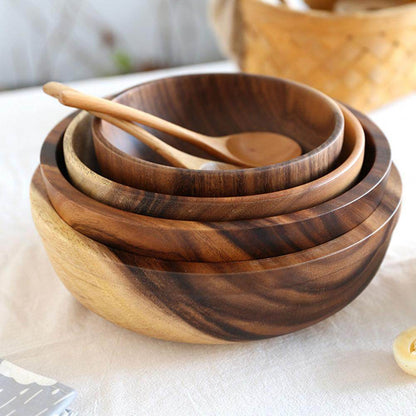 Natural Wooden Bowl - Stuff Hunt