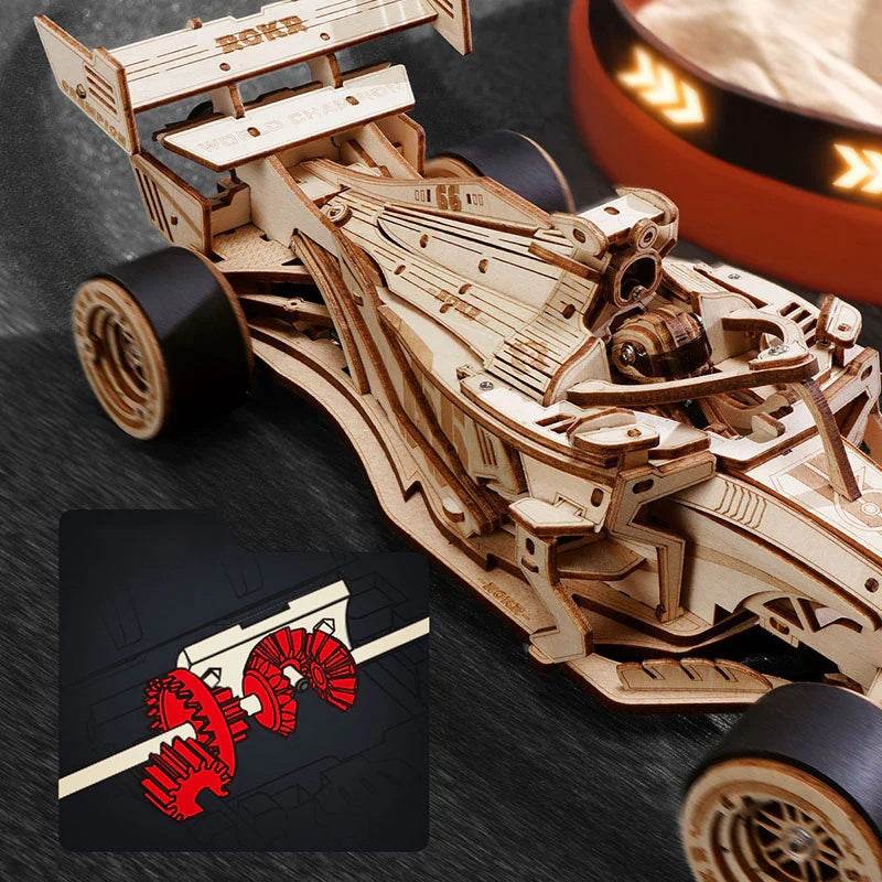 3D Car Wooden Puzzle - Stuff Hunt