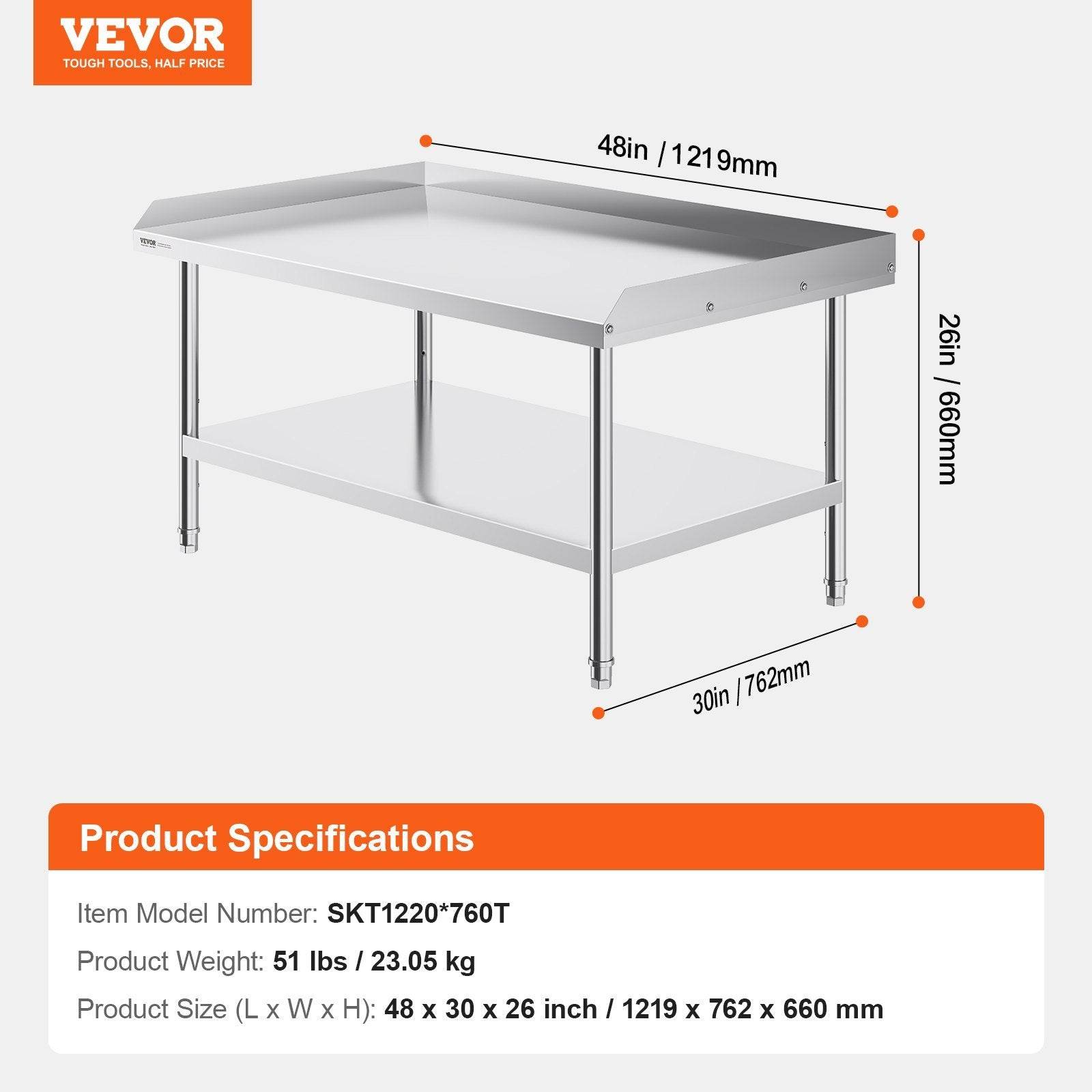 Vevor Work Table (30×48×26) - Stuff Hunt