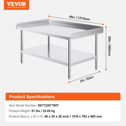 Vevor Work Table (30×48×26) - Stuff Hunt