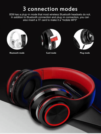 B39 Wireless Bluetooth 5.0 Headphones - Stuff Hunt