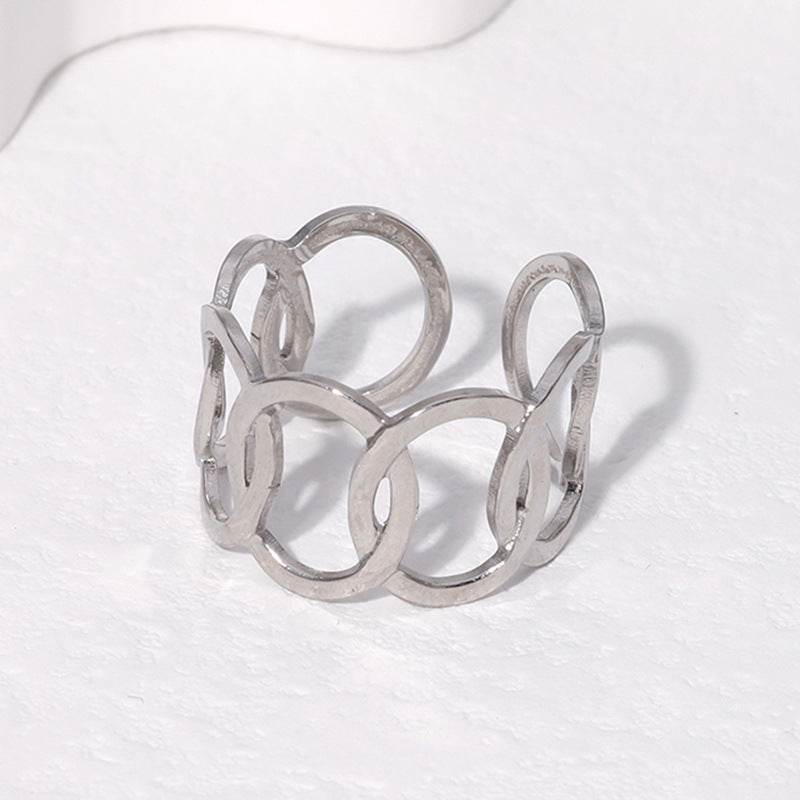 Open Titanium Steel Ring - Stuff Hunt