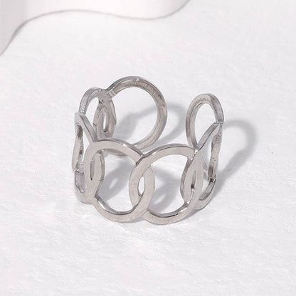 Open Titanium Steel Ring - Stuff Hunt
