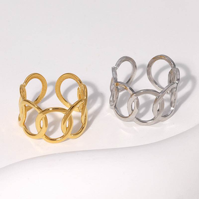 Open Titanium Steel Ring - Stuff Hunt