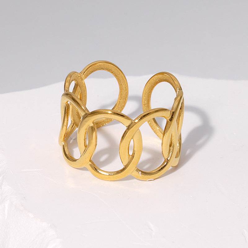 Open Titanium Steel Ring - Stuff Hunt