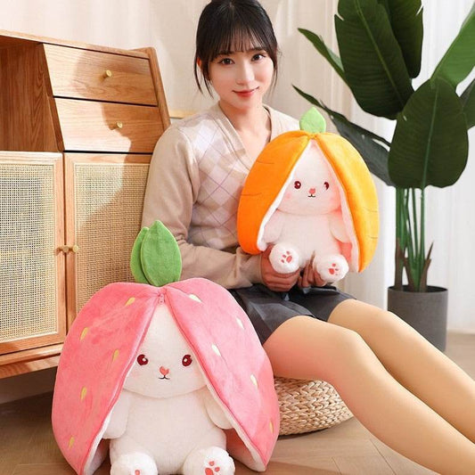 Fruit Rabbit Plush Pillow - Stuff Hunt