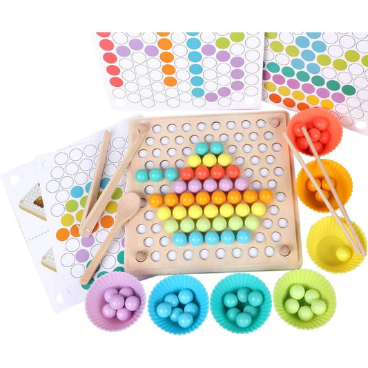 Wooden Board Beads Game - Stuff Hunt