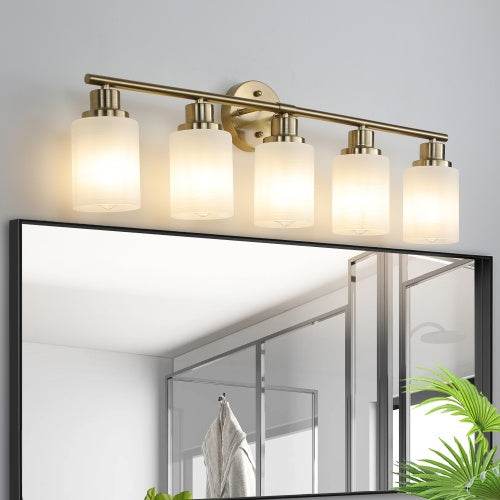 Golden Bathroom Vanity Lamp - Stuff Hunt
