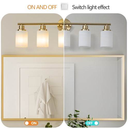Golden Bathroom Vanity Lamp - Stuff Hunt
