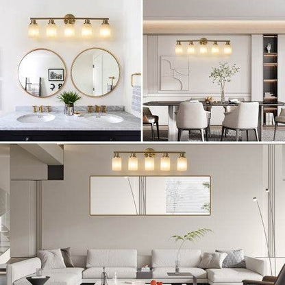 Golden Bathroom Vanity Lamp - Stuff Hunt