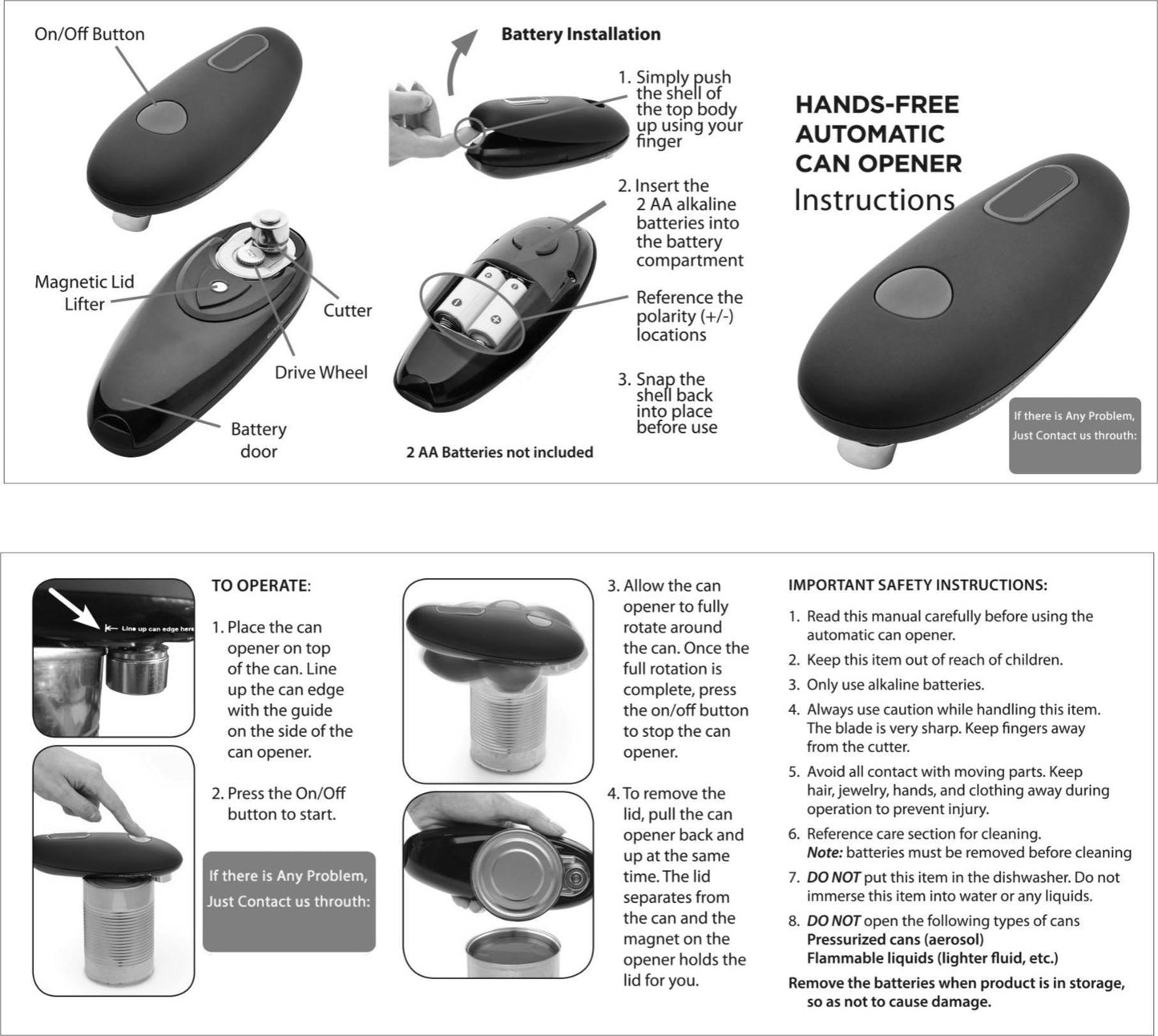 Electric Can Opener - Stuff Hunt