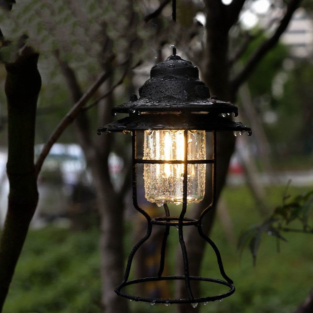 Portable Retro Barn Lantern - Stuff Hunt